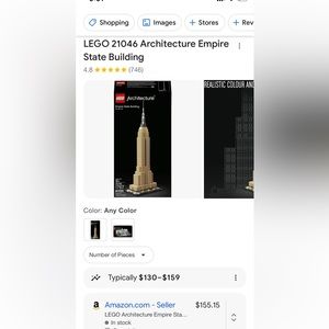 LEGO -EMPIRE STATE BUILDING SET
